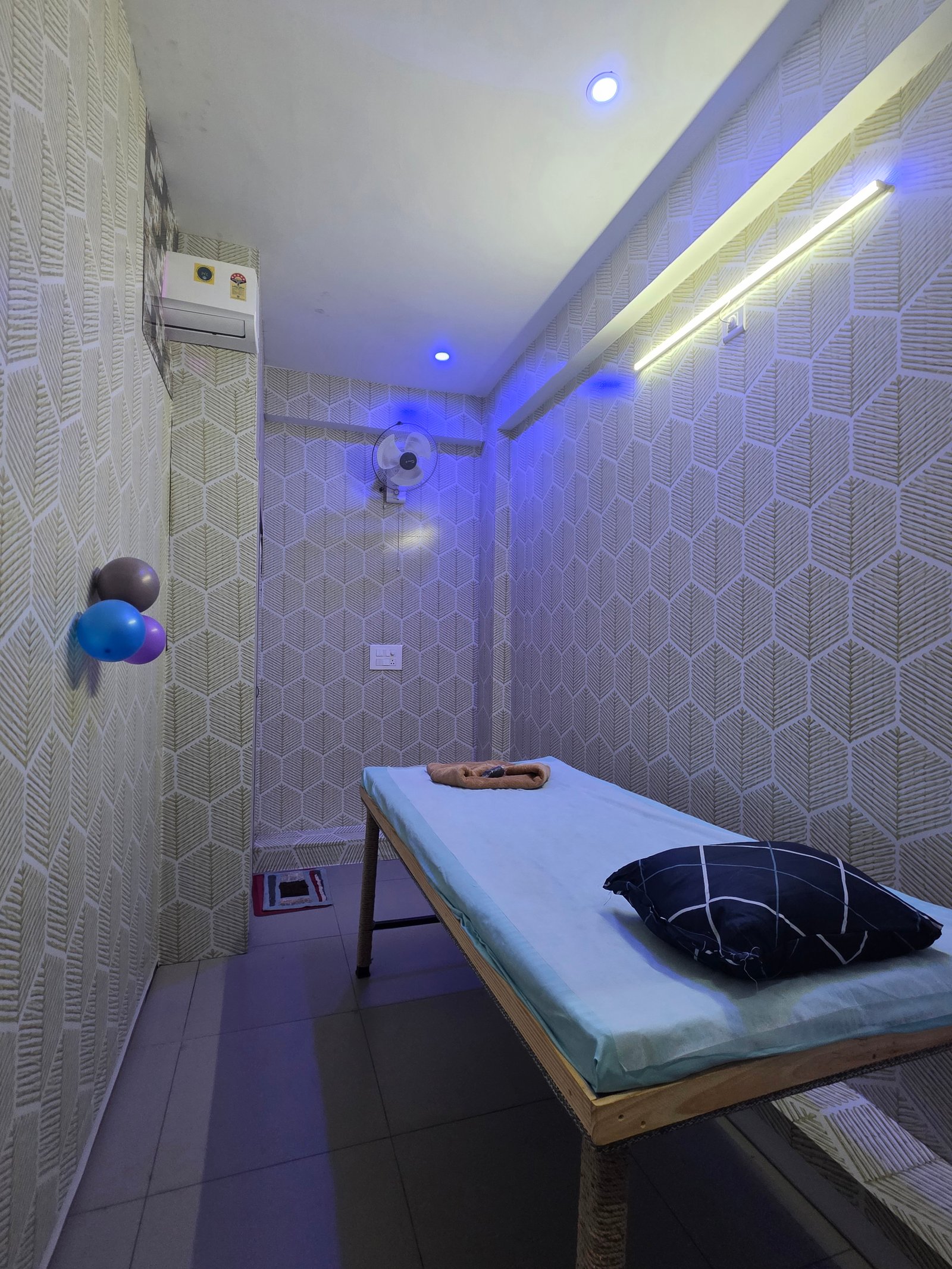 Warm Lighted Private Suite